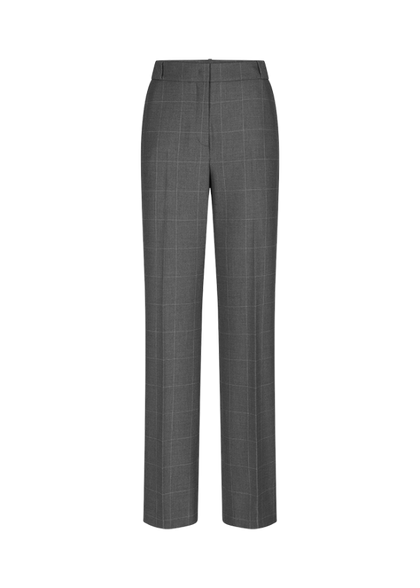 Wide Fit Trousers with Checked Pattern Rock Patterned