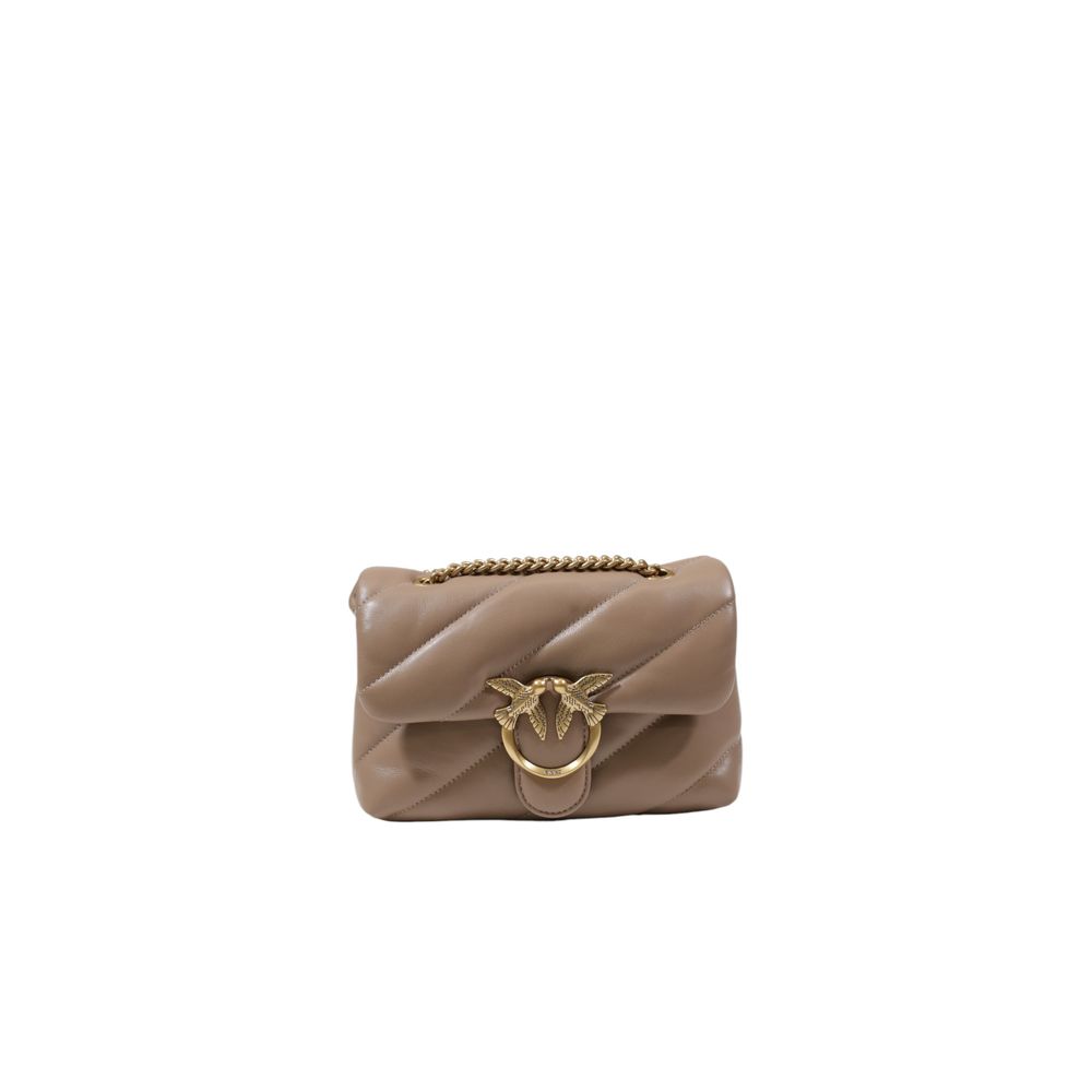 Beige Leather Handbag