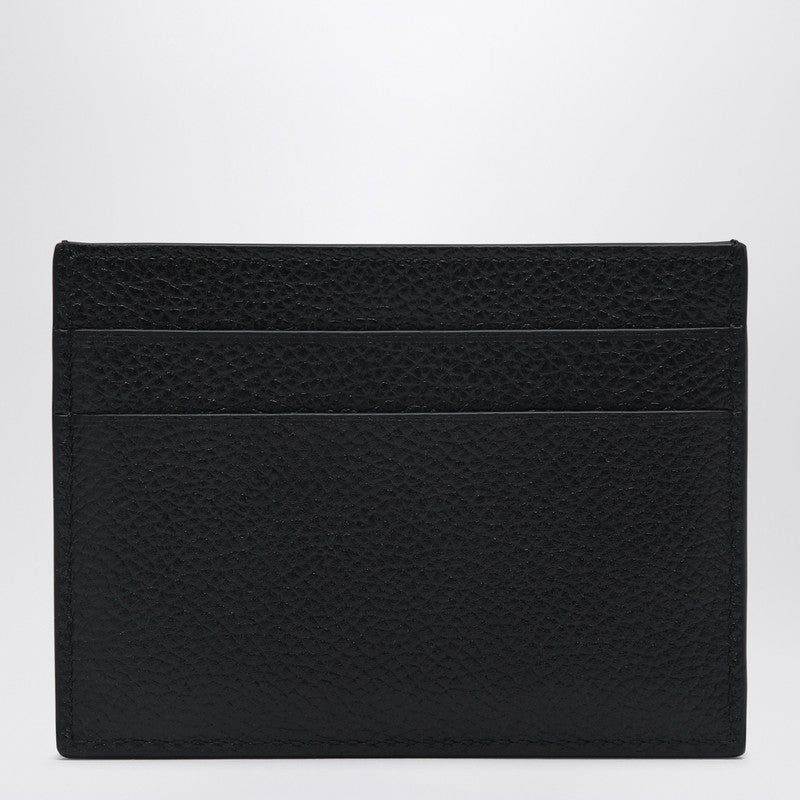 Balenciaga Cash black cardholder in grained leather