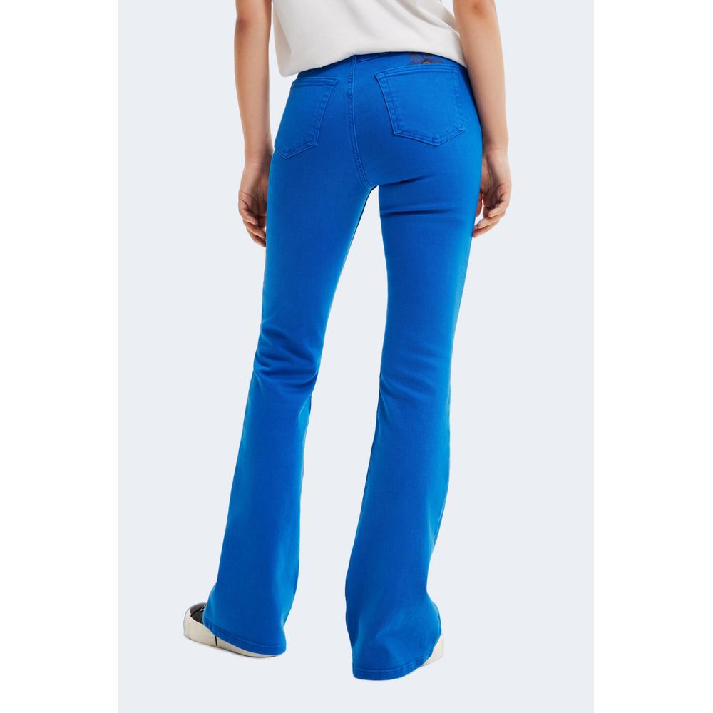 Blue Cotton Jeans & Pant