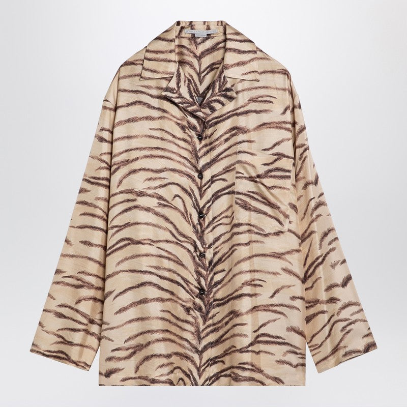 Stella McCartney Silk shirt with tiger print
