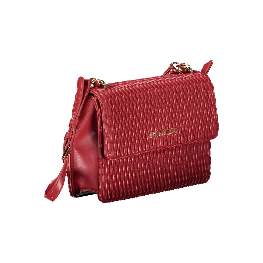 Red Polyethylene Women Handbag