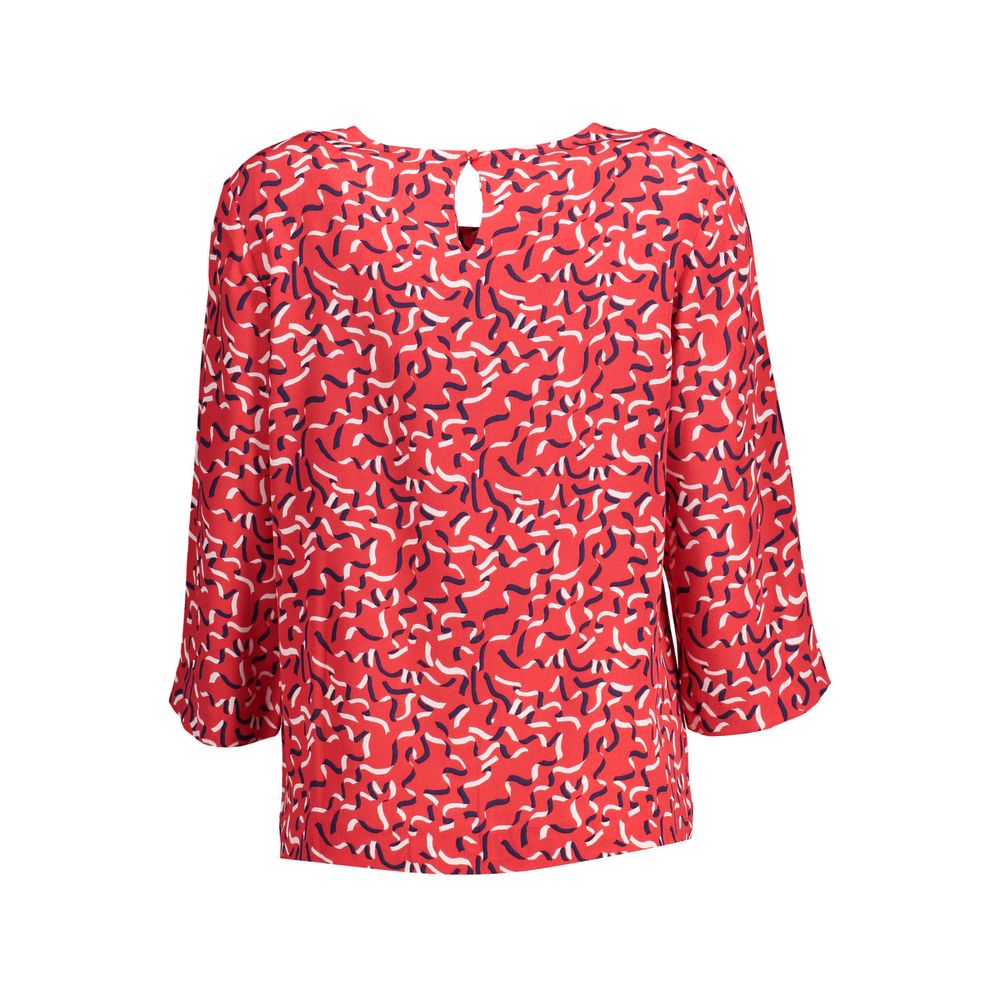 Red Viscose Women Sweater