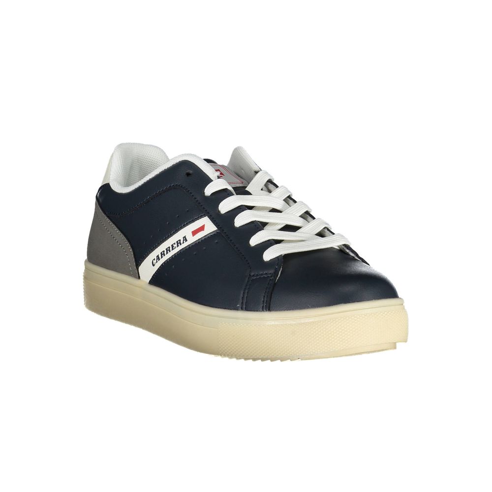 Blue Polyethylene Men Sneaker