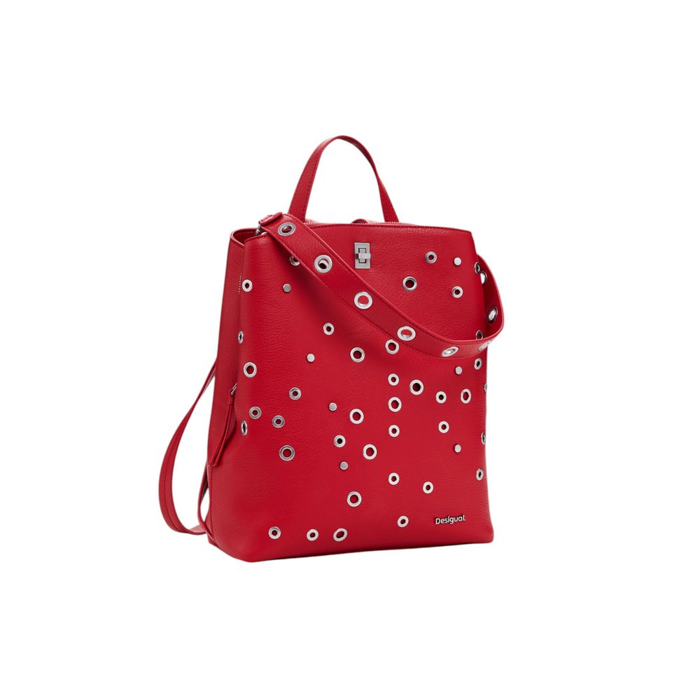 Red Polyethylene Backpack