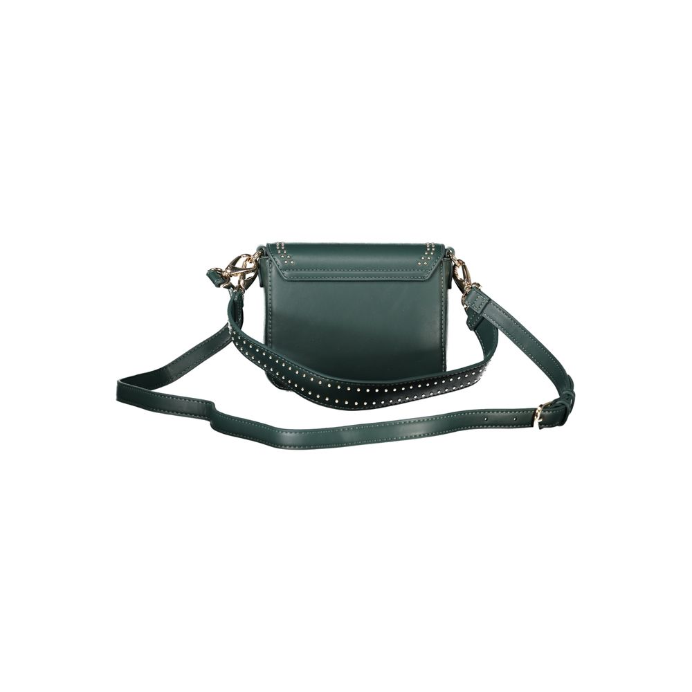 Green Polyethylene Women Handbag