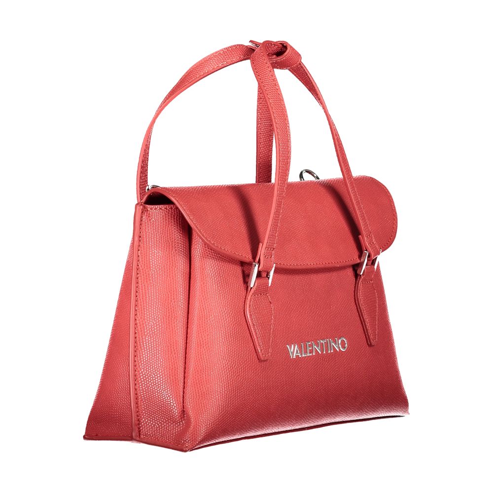 Red Polyethylene Women Handbag