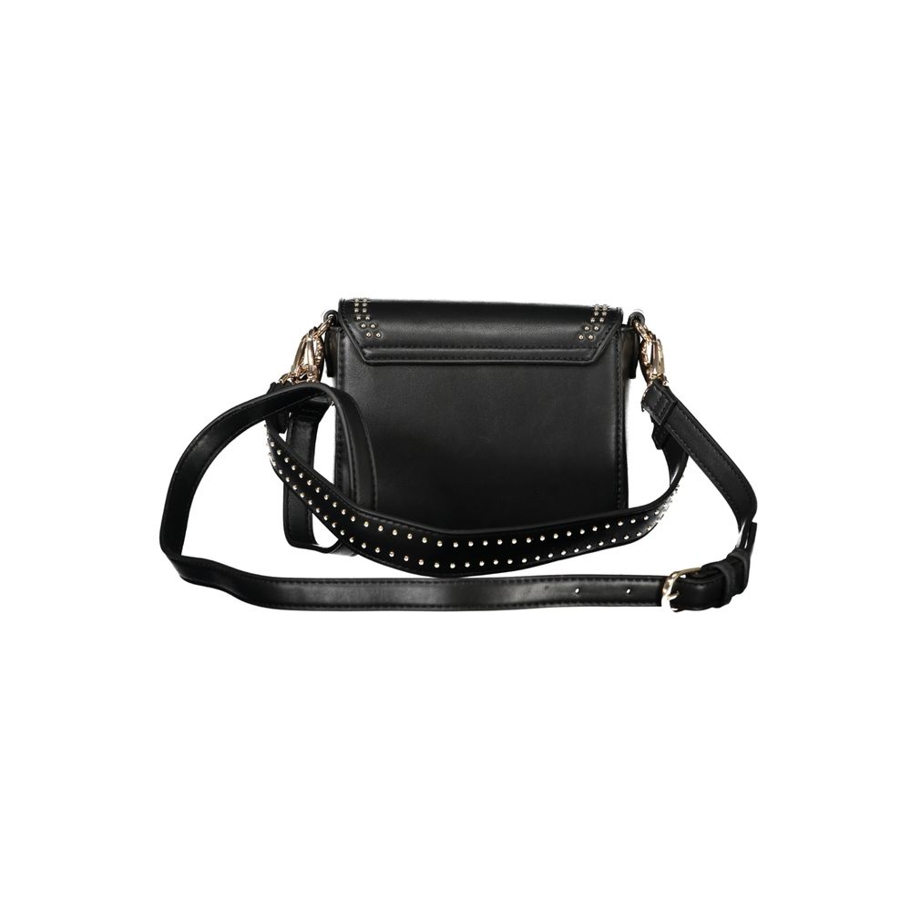 Black Polyethylene Women Handbag