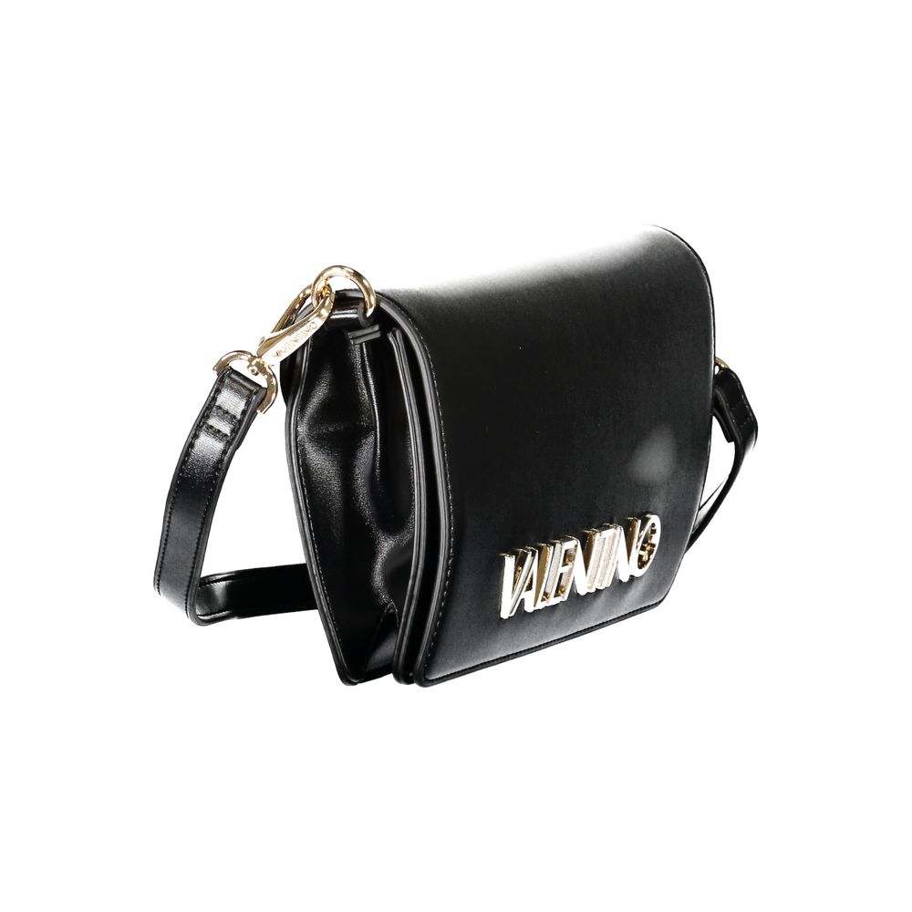 Black Polyethylene Women Handbag