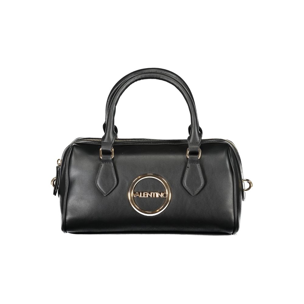 Black Polyethylene Women Handbag