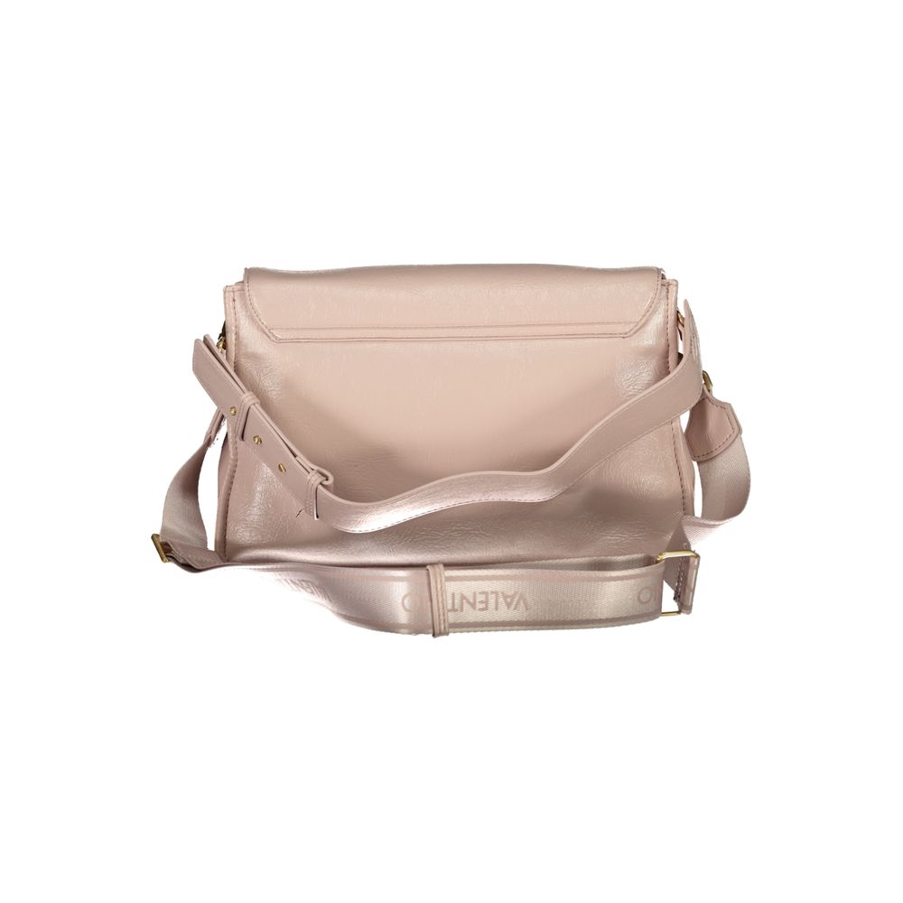 Pink Polyethylene Women Handbag