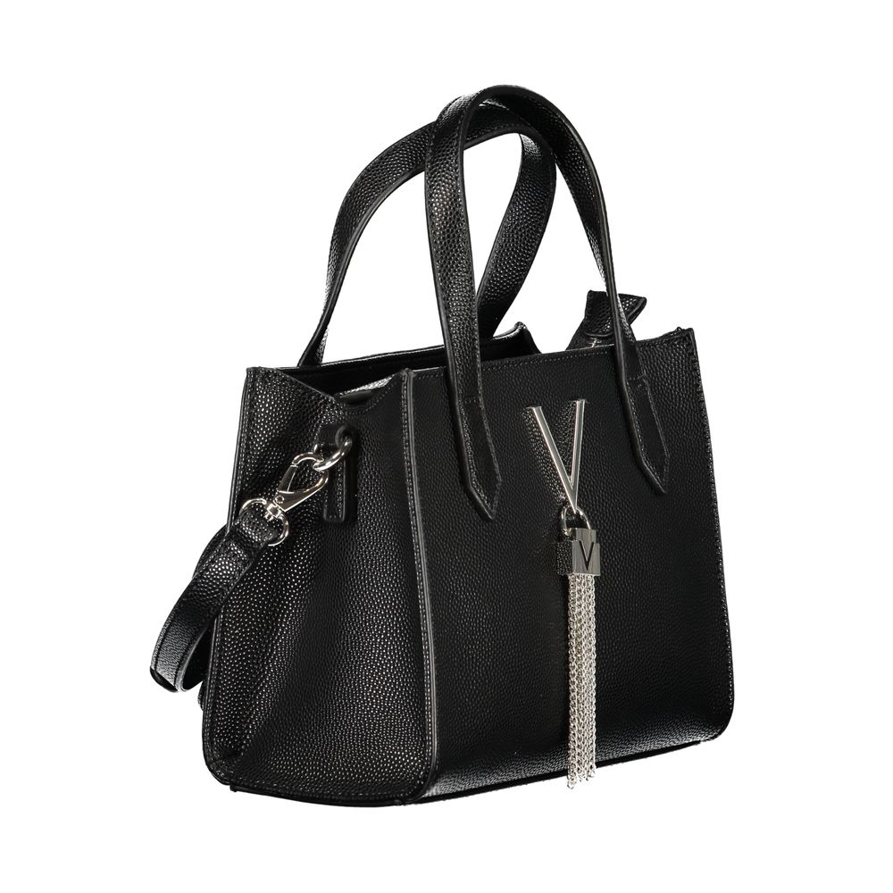 Black Polyethylene Women Handbag