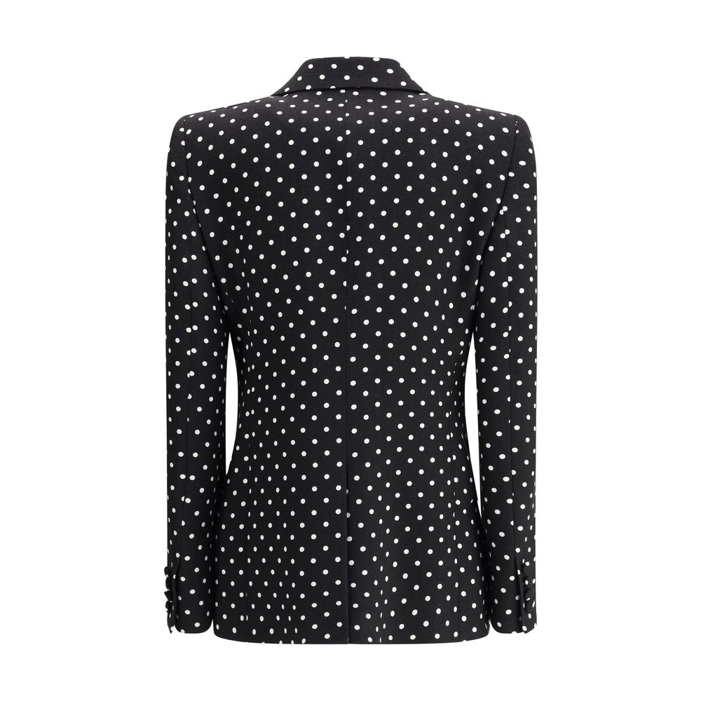 Polka dot single-breasted Blazer