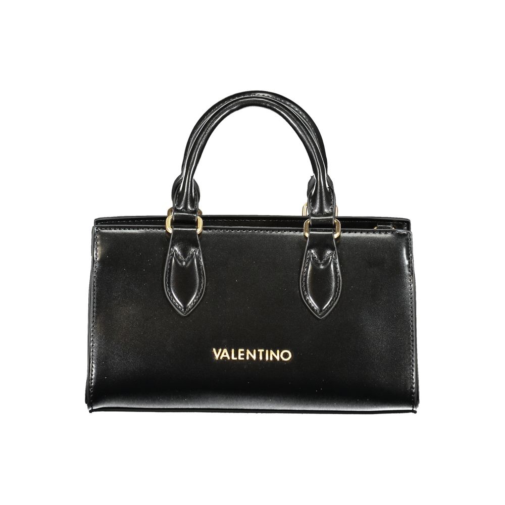 Black Polyethylene Women Handbag