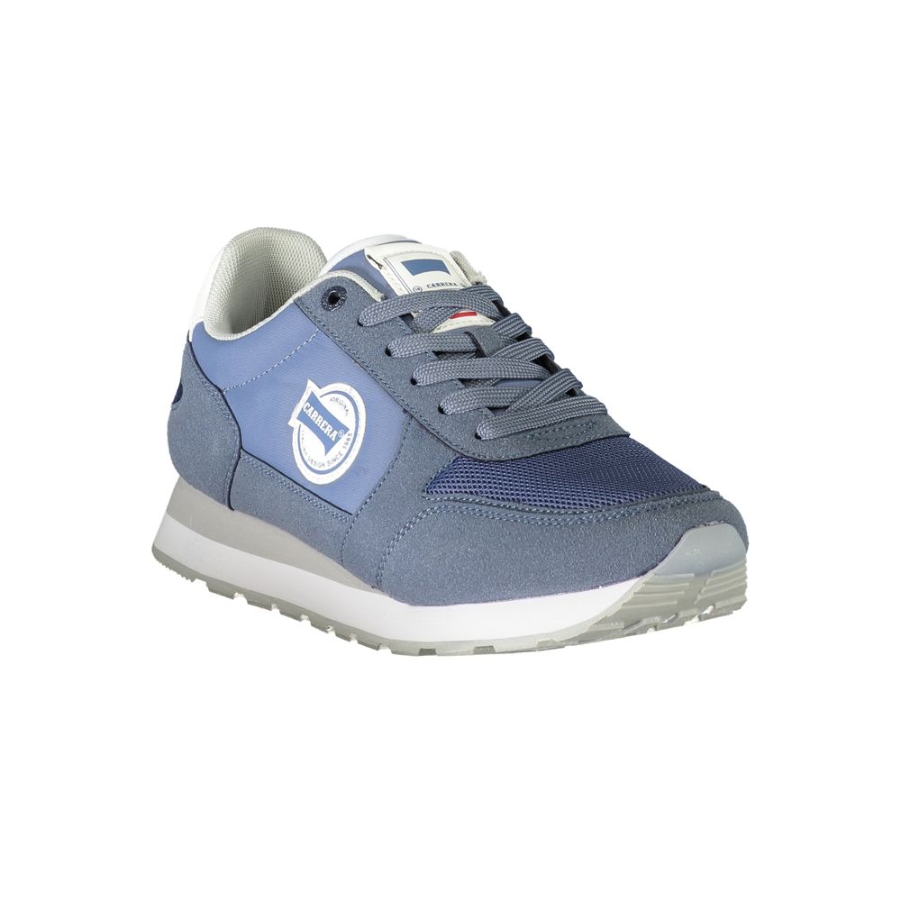 Blue Polyester Sneaker