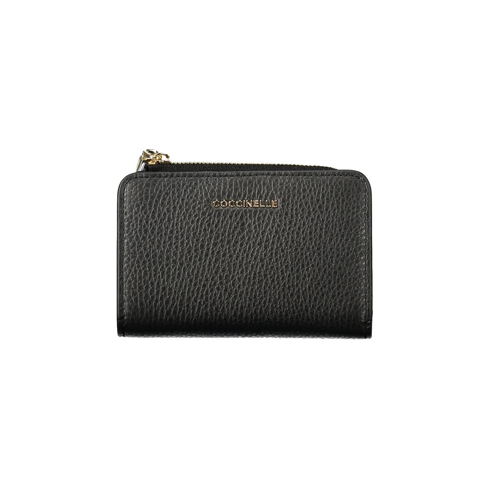 Black Leather Women Wallet