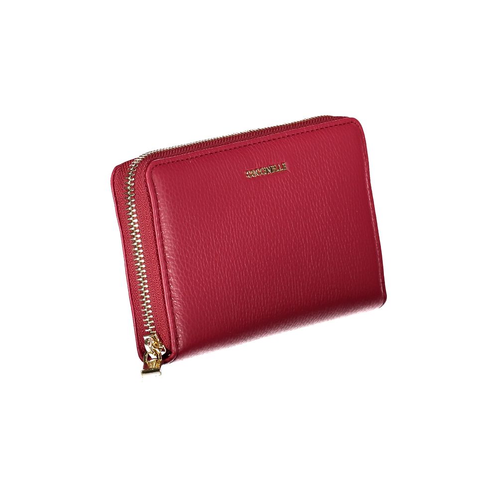 Red Leather Women Wallet