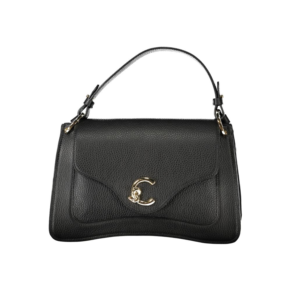 Black Leather Women Handbag