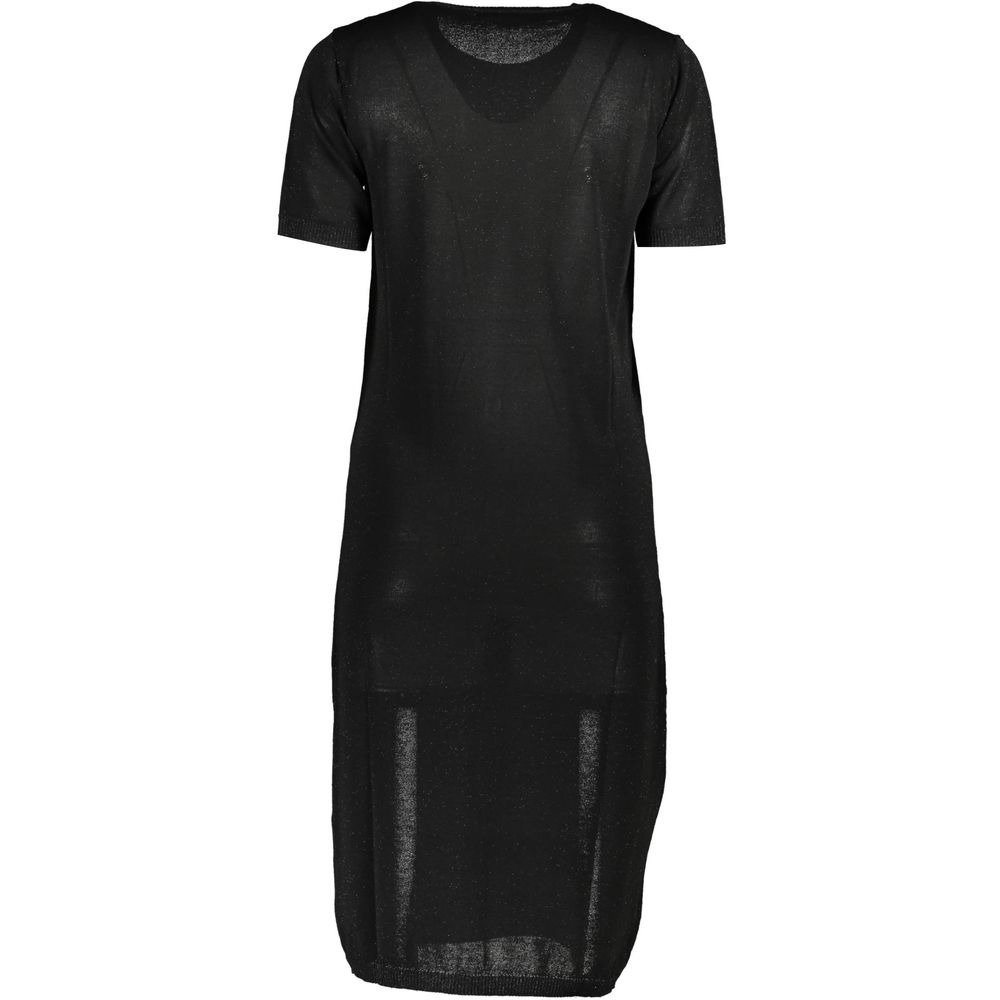 Black Viscose Women Dress