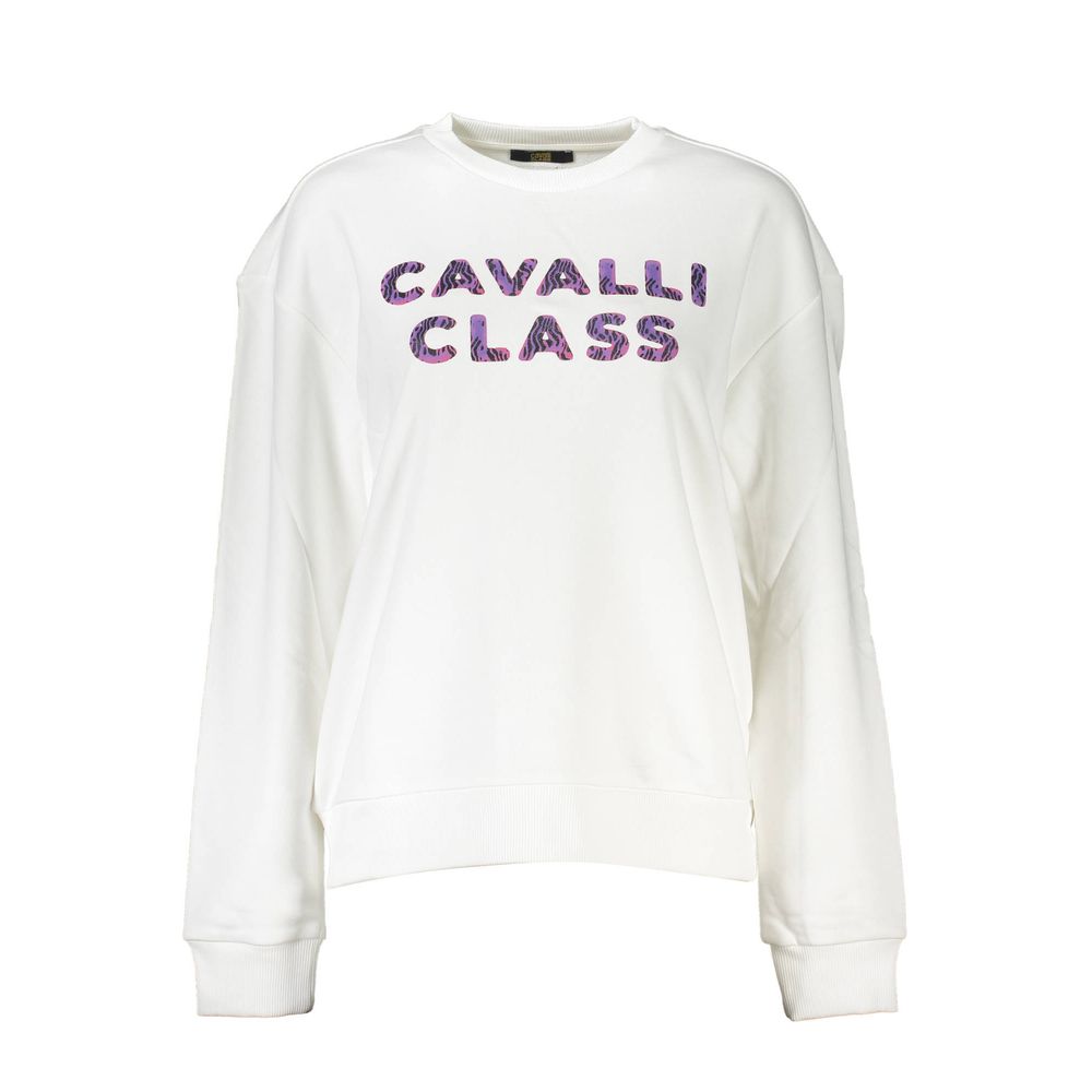 White Cotton Women Sweater