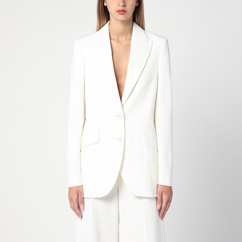 Stella McCartney Ivory wool single-breasted jacket