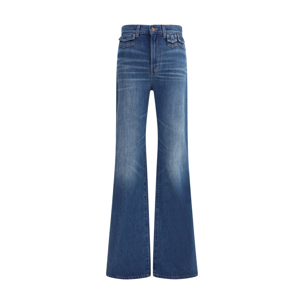 Jeans with mini pockets