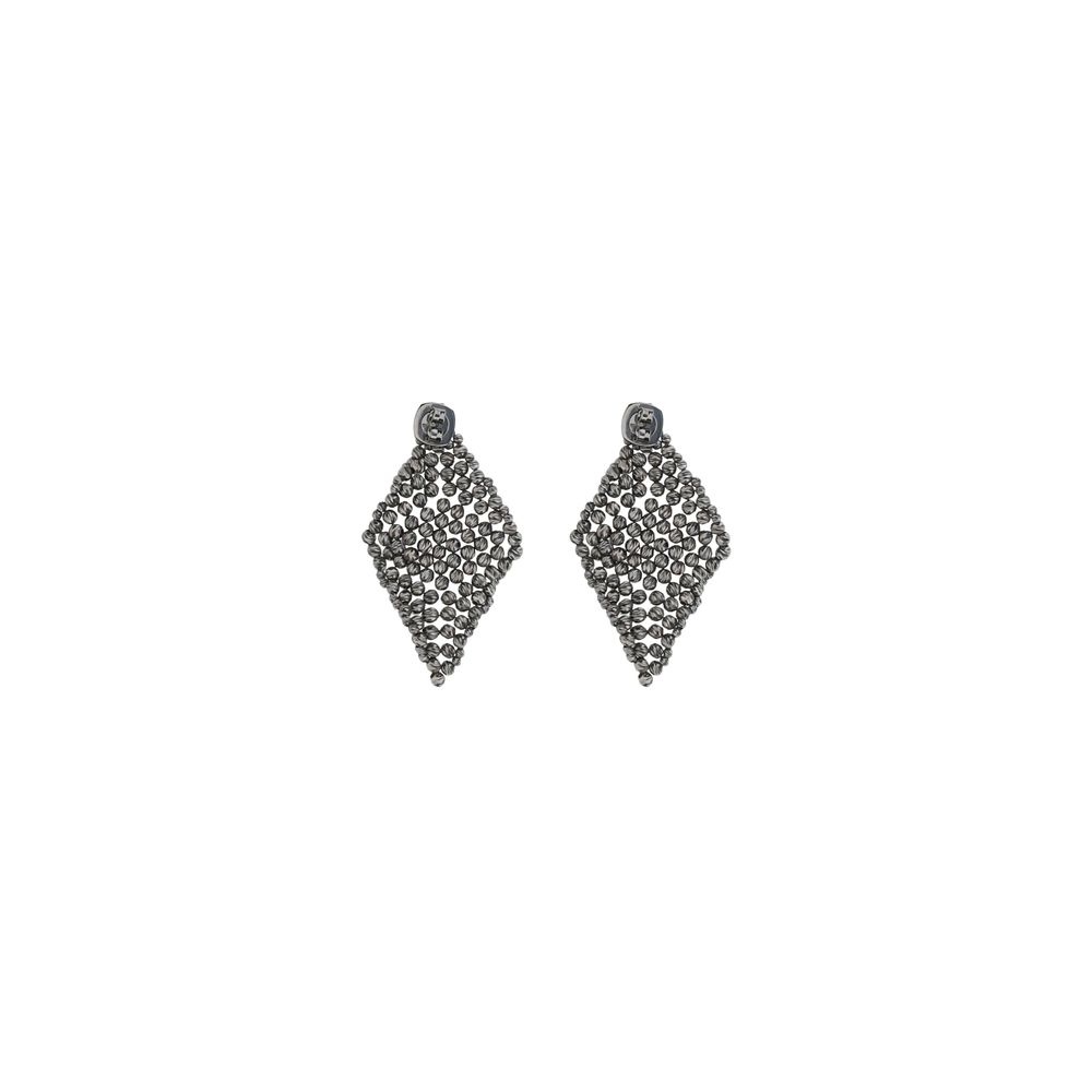 Faceted silver Earrings