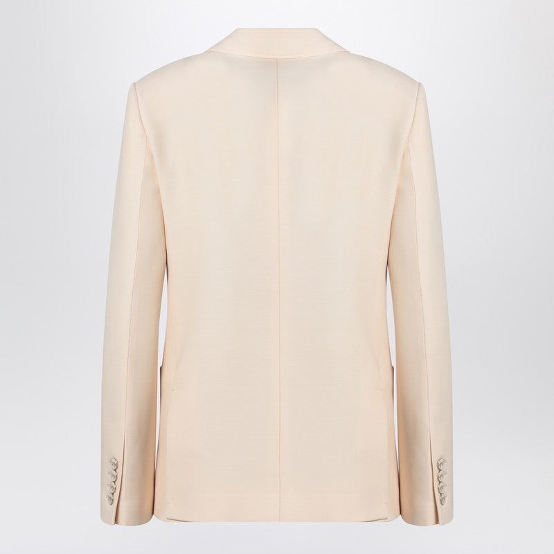 Valentino Wool and silk single-breasted jacket
