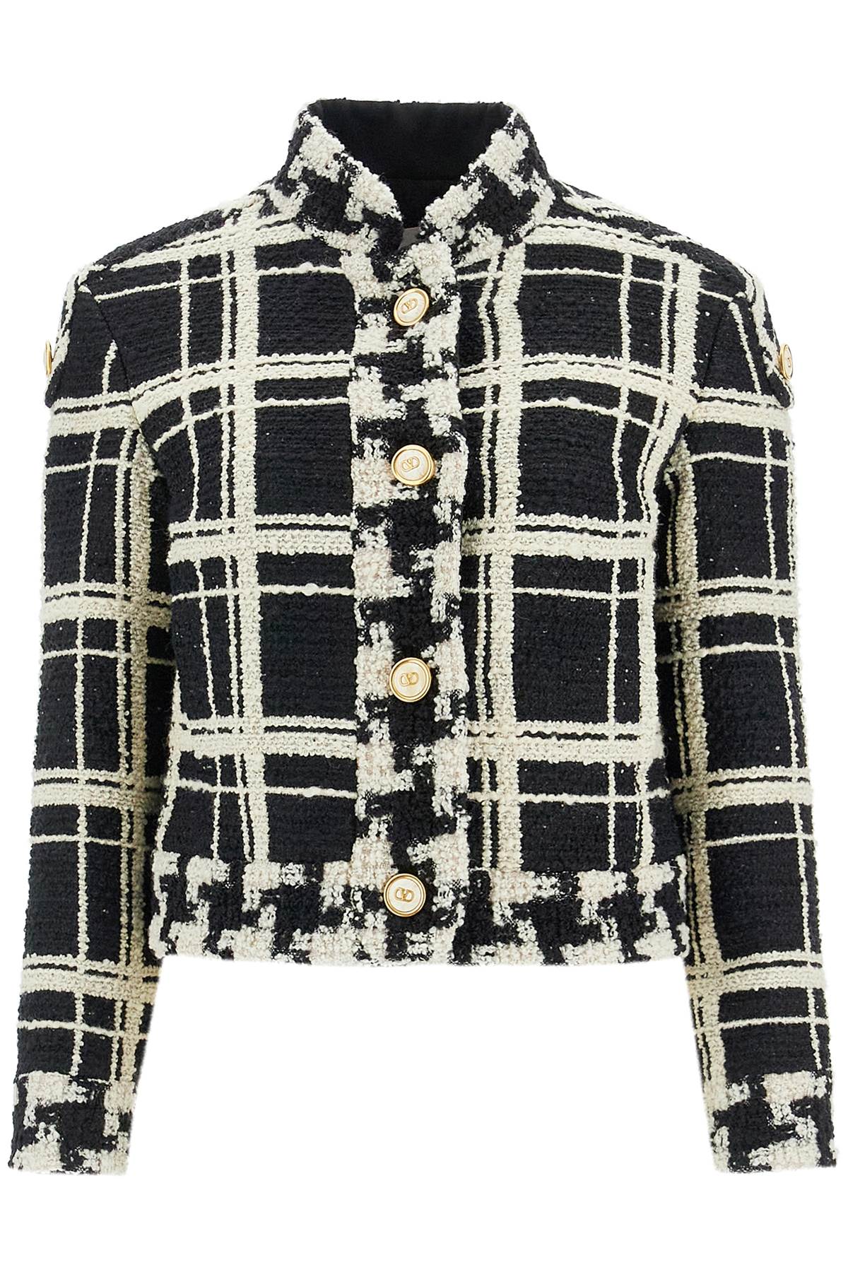 Valentino Garavani 'macro check tweed jacket for