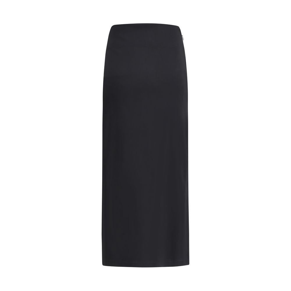 Sablier draped midi Skirt