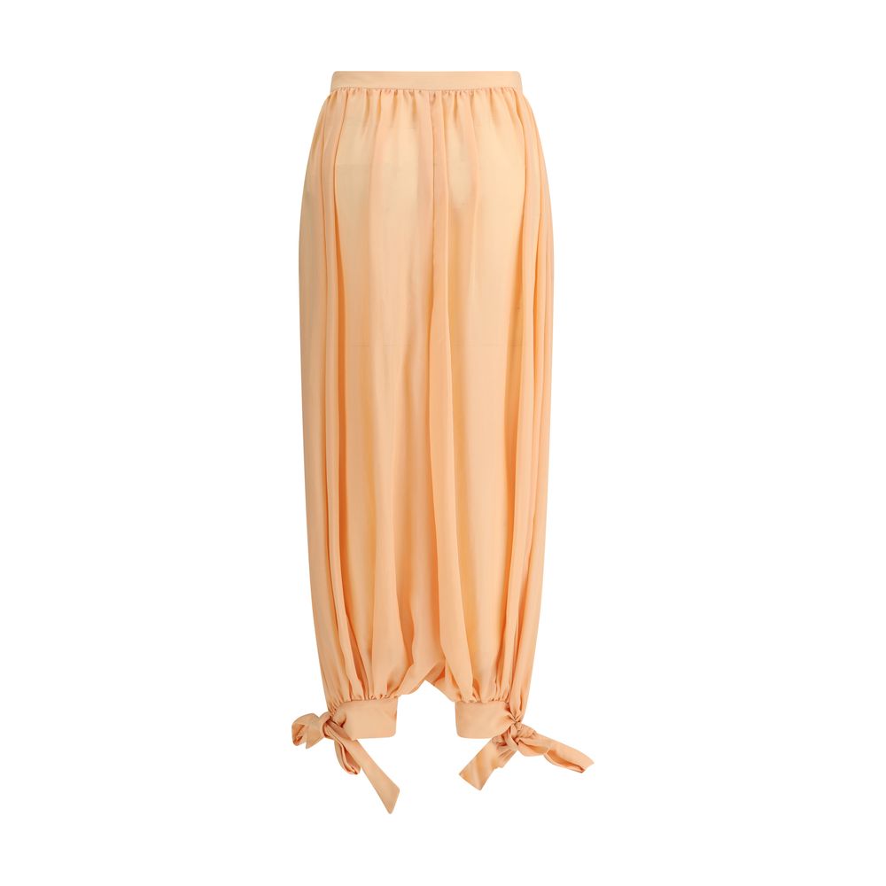 Pleated fluid Pants