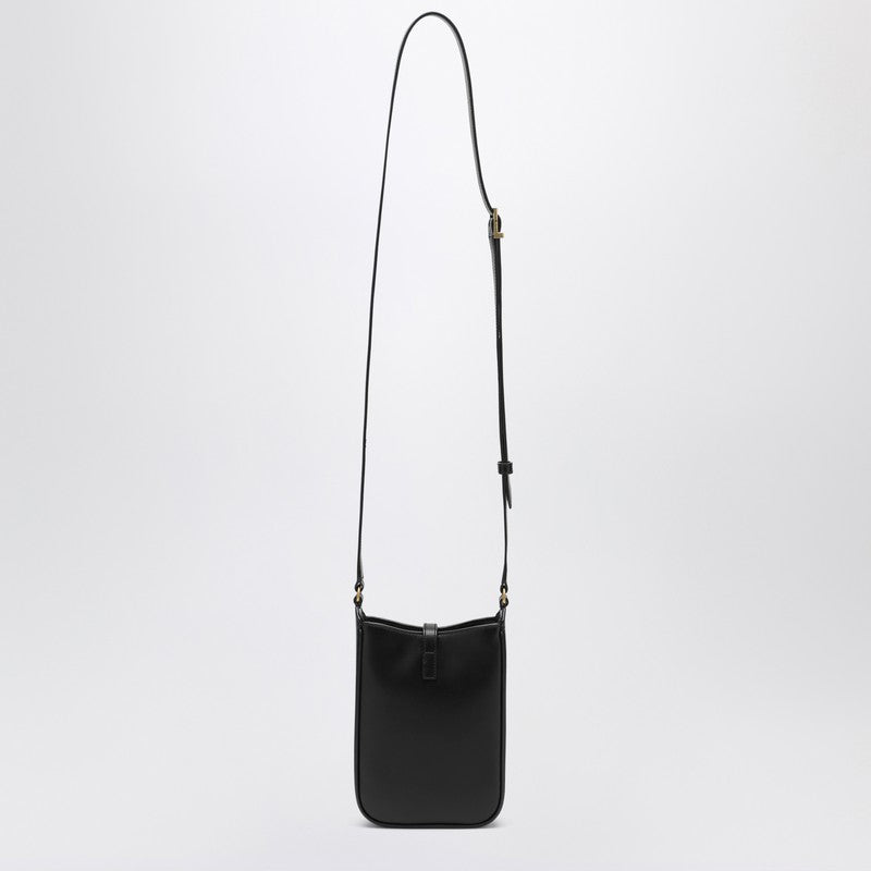 Saint Laurent Black leather 5 to 7 mini bag
