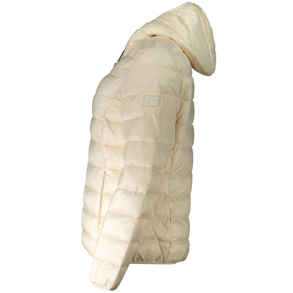 Beige Polyamide Jackets & Coat