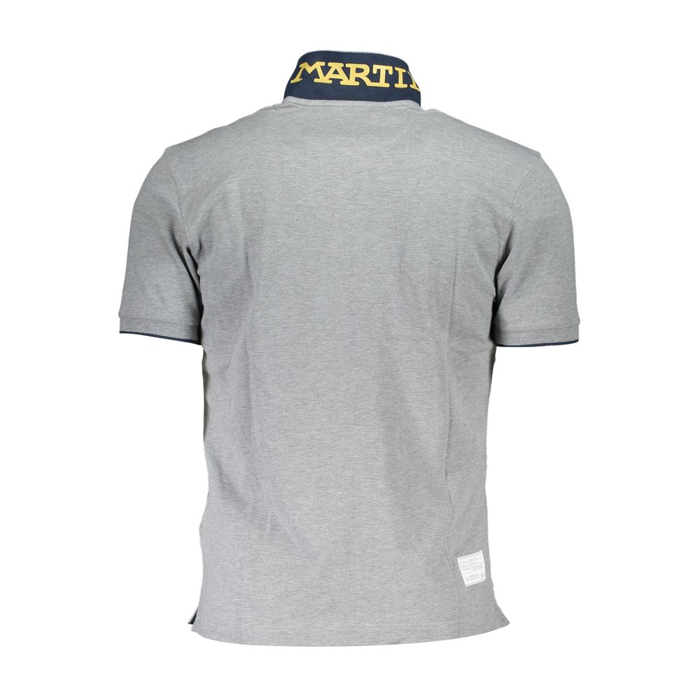 Brown Cotton Men Polo Shirt