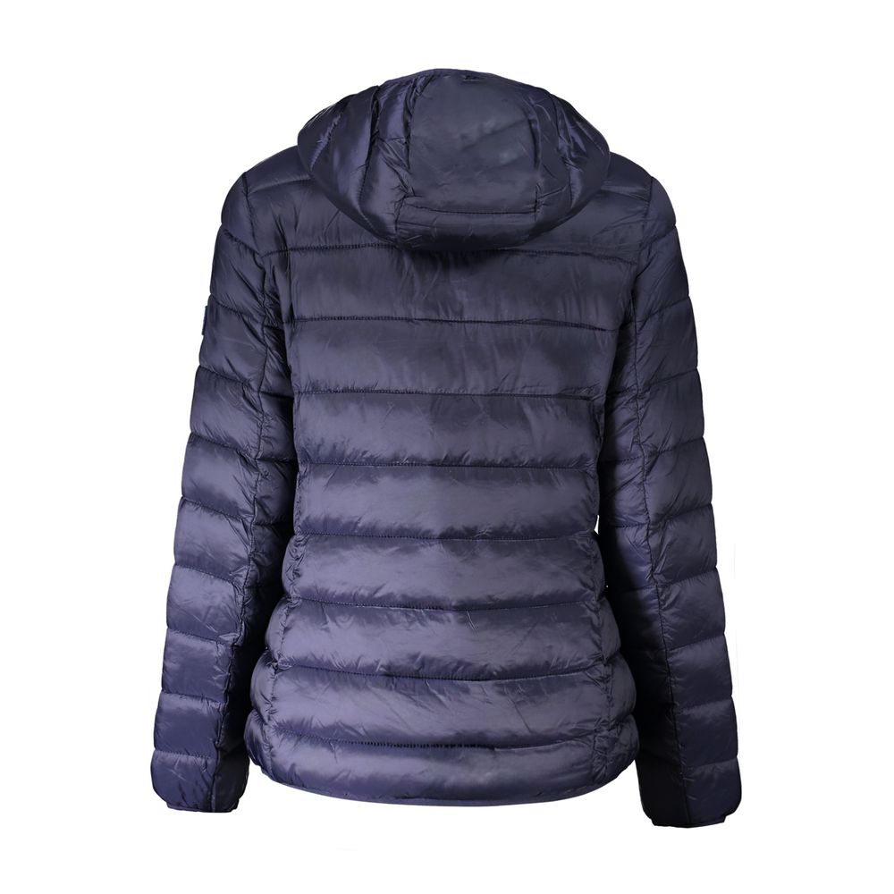 Blue Polyamide Jackets & Coat