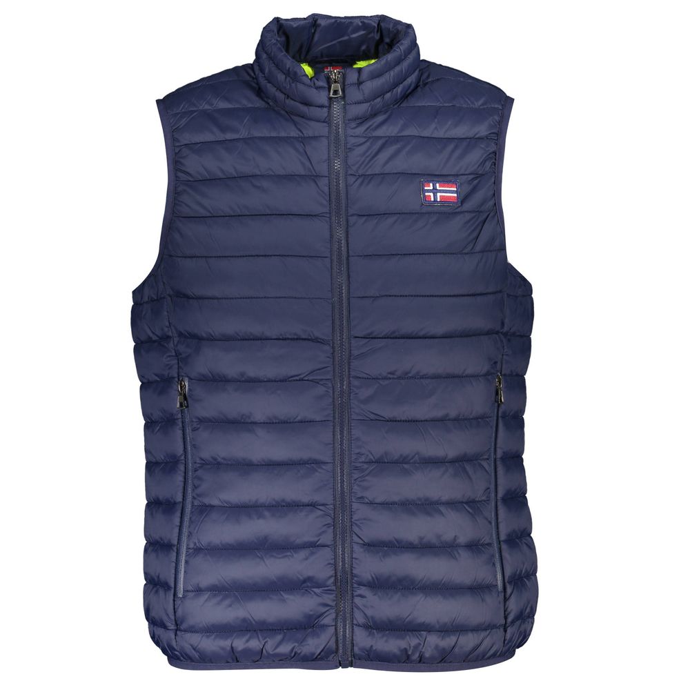 Blue Polyester Jacket