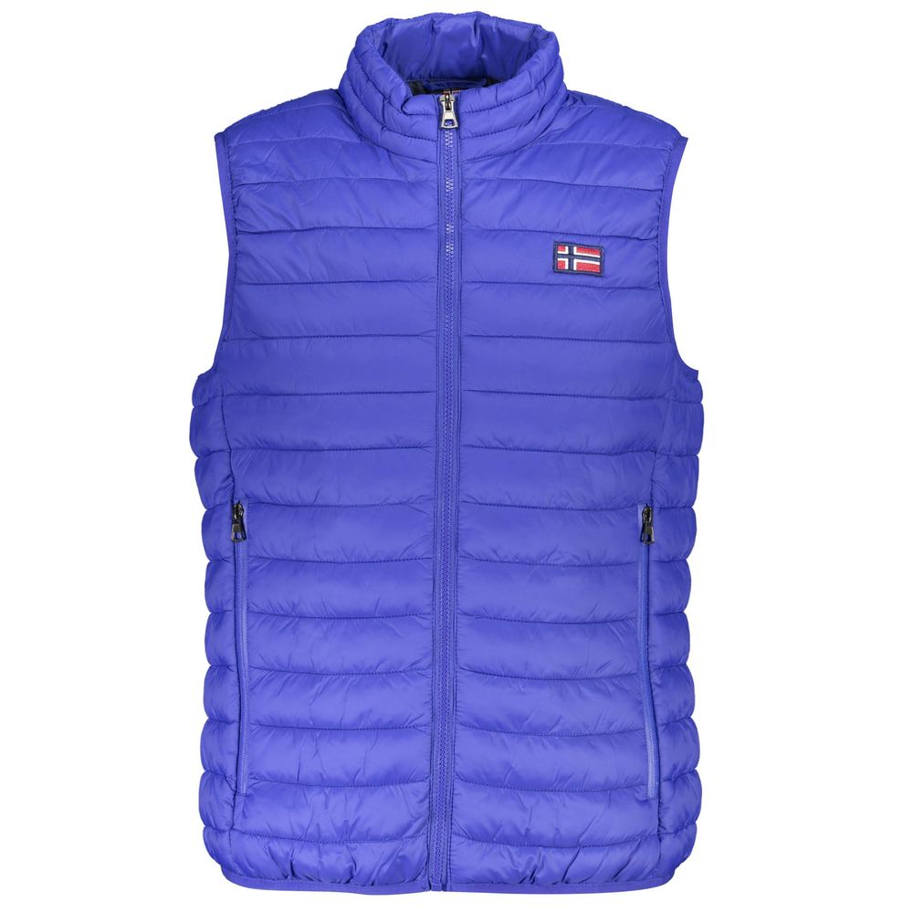 Blue Polyester Jacket