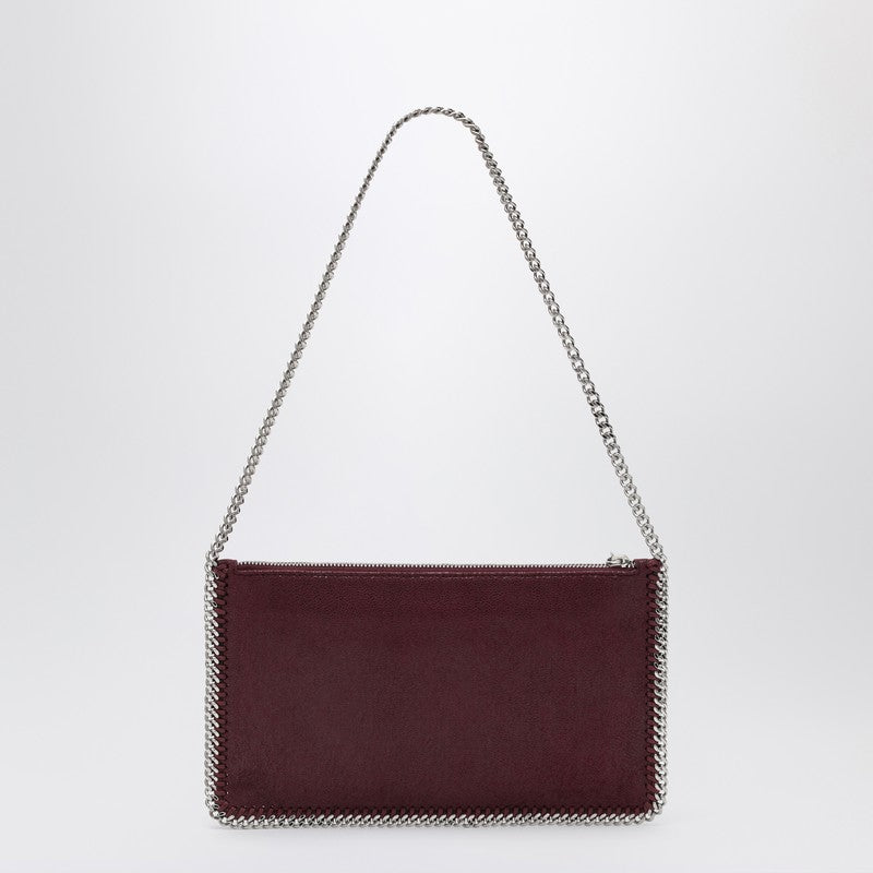 Stella McCartney Falabella Plum coloured clutched shoulder bag