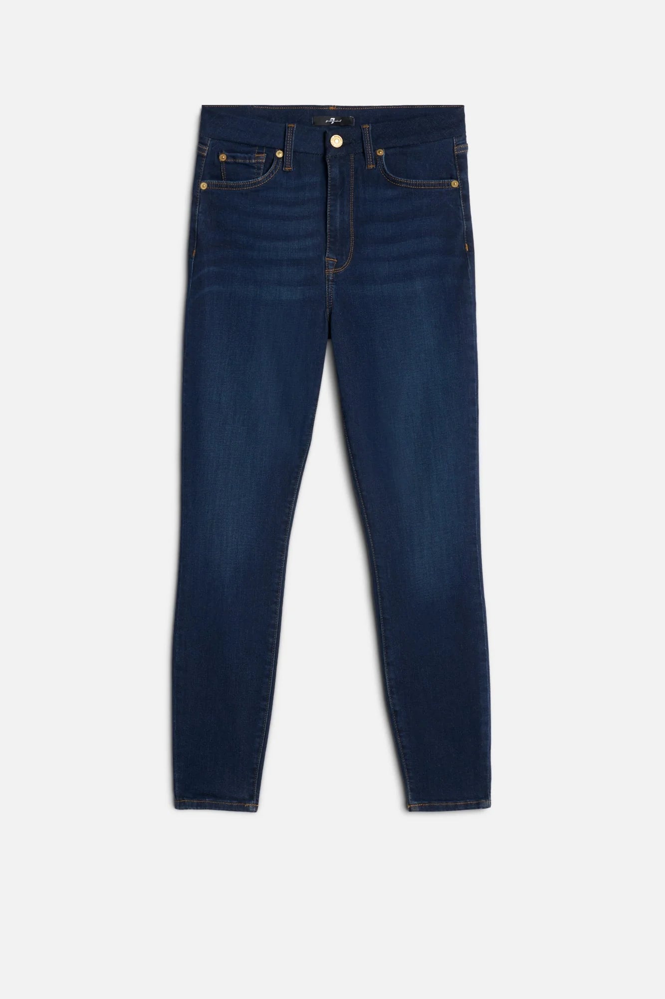 7 For All Mankind High Waist Ankle Skinny in Slim Illusion