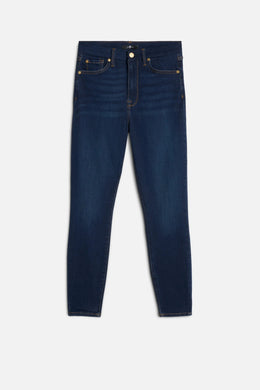7 For All Mankind High Waist Ankle Skinny in Slim Illusion