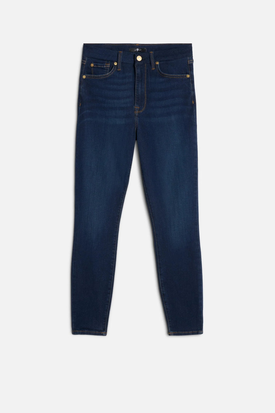 7 For All Mankind High Waist Ankle Skinny in Slim Illusion