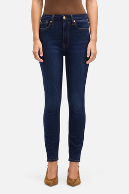 7 For All Mankind High Waist Ankle Skinny in Slim Illusion