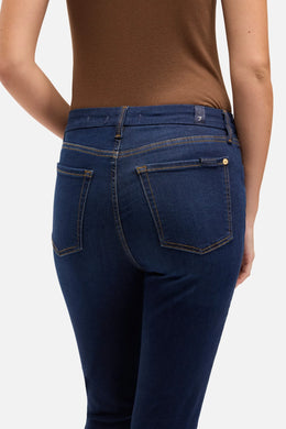 7 For All Mankind High Waist Ankle Skinny in Slim Illusion