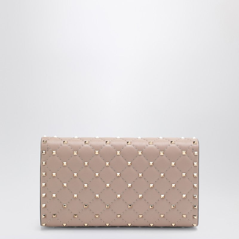 Valentino Garavani Rockstud Spike crossbody bag powder-coloured