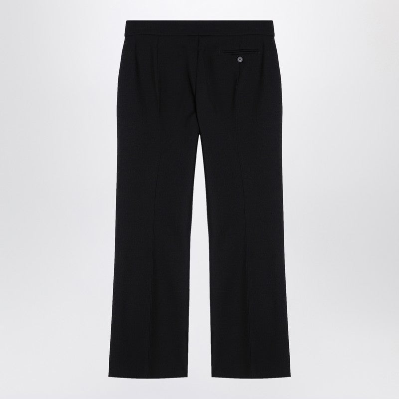 Alexander McQueen Black tailored trousers in wool
