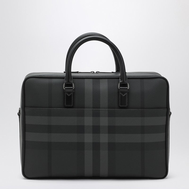 Burberry Ainsworth document bag in charcoal colour