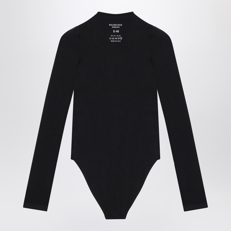 Balenciaga Black nylon bodysuit