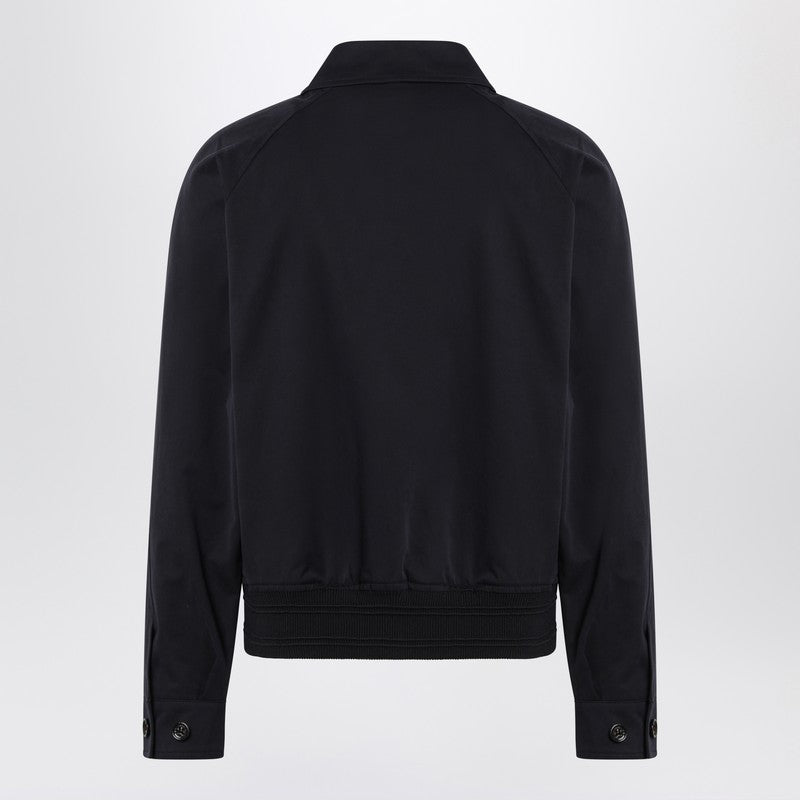 Burberry Harrington Jacket Navy Blue in Cotton