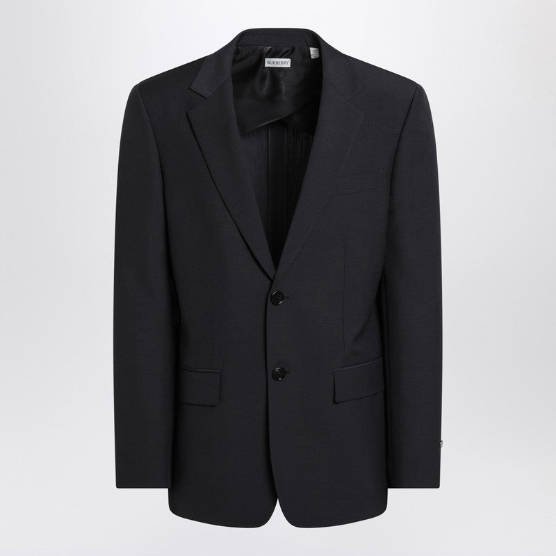 Burberry Navy blue wool blend jacket