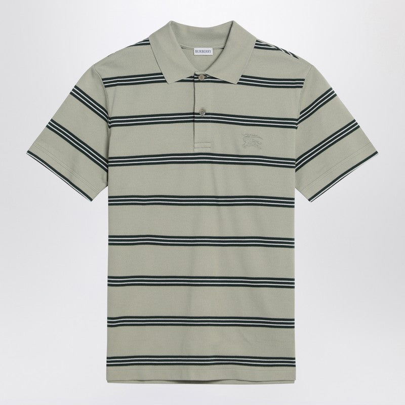 Burberry Striped polo in cotton piqué